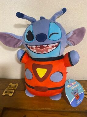 Disney Stitch HugMees Squishmallow Plush 10”